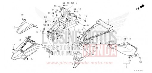 KOTFLUEGEL, HINTEN ADV350AT de 2026